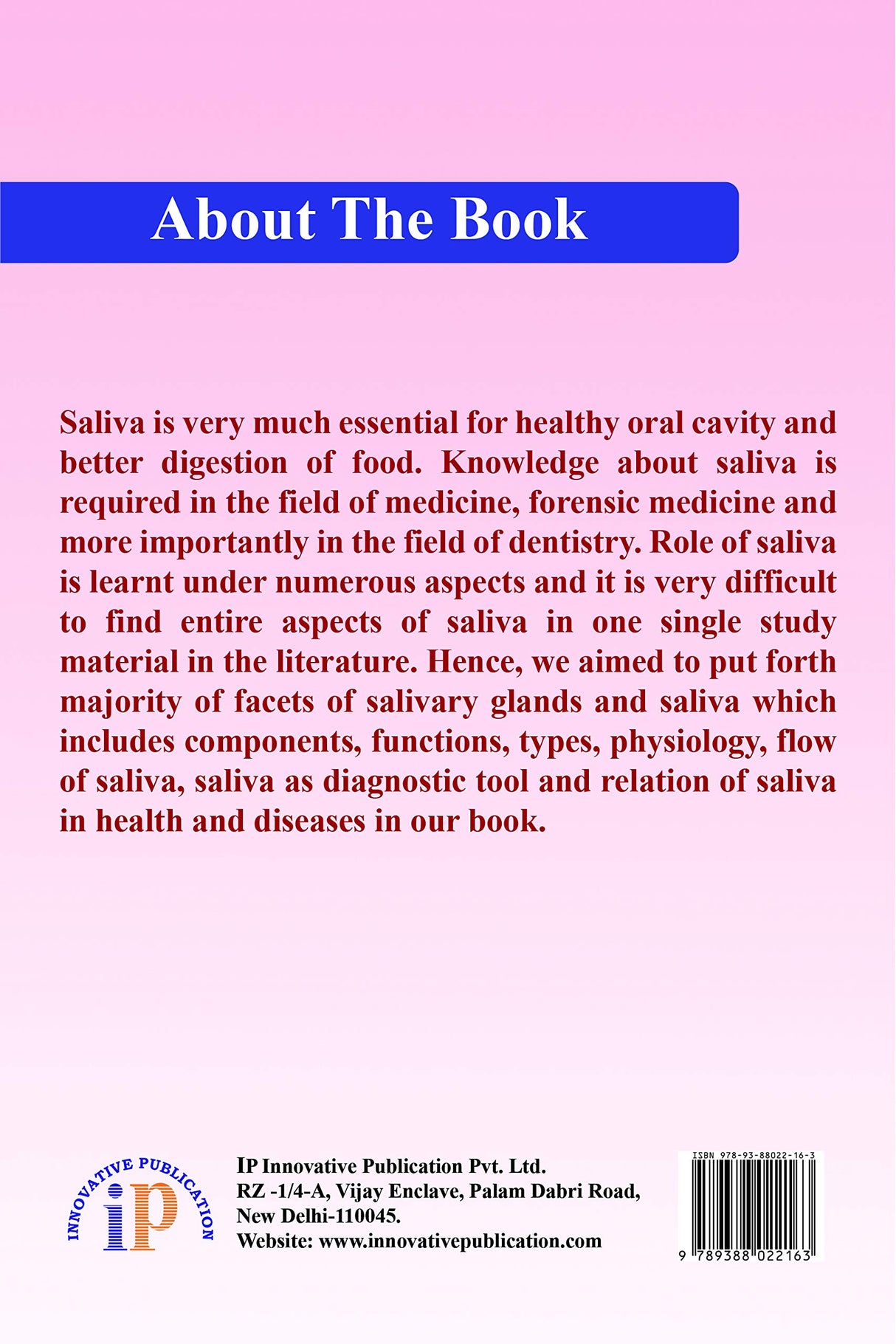 SALIVA : A VERSATILE FLUID - Retail Maharaj