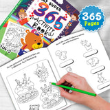 Hello Friend Books My Super 365 Colouring Books HCB-004 - Retail Maharaj