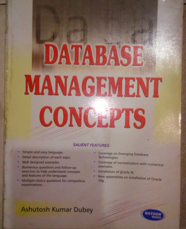 DataBase Management Concepts - Retail Maharaj