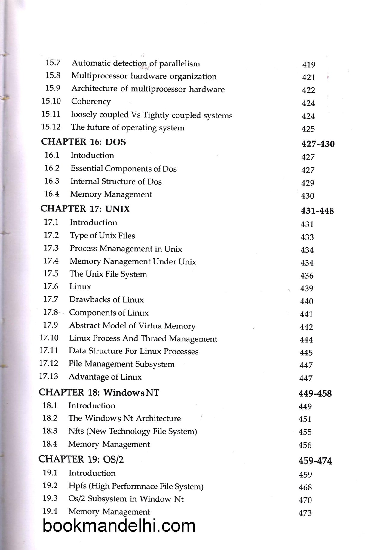 Operating Systems - Retail Maharaj