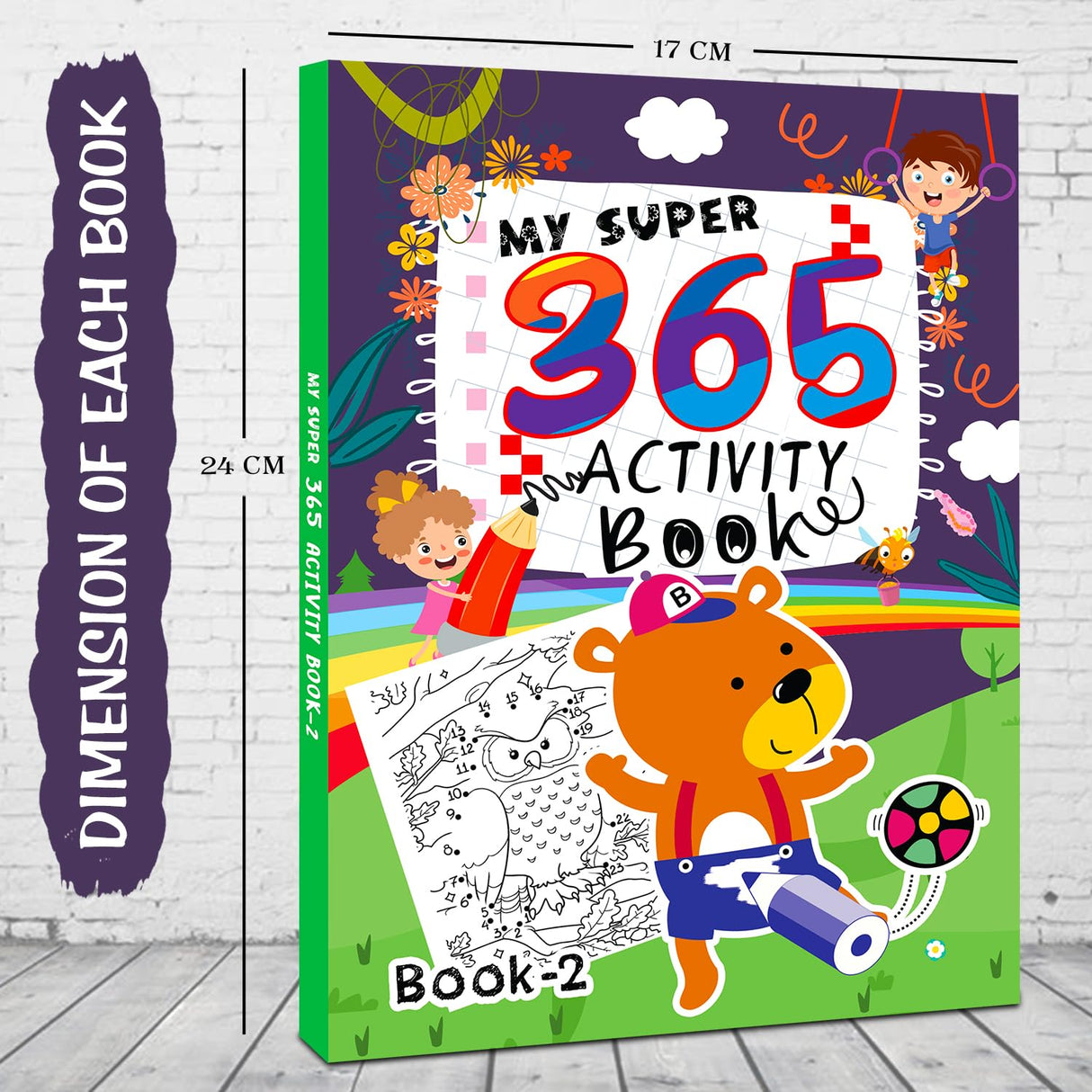 Hello Friend Books My Super 365 Colouring Books HCB-004 - Retail Maharaj