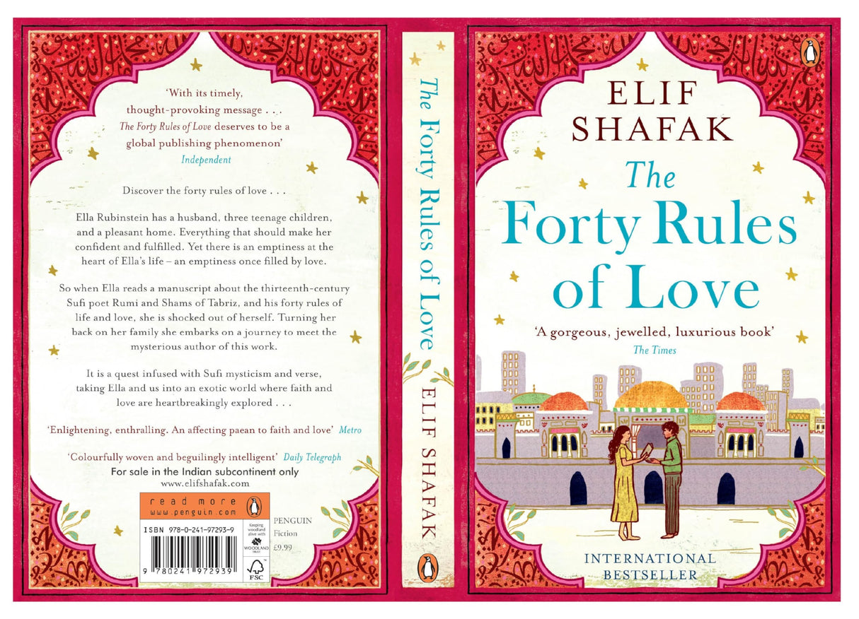 The Forty Rules of Love: A Journey of Love, Faith, and Transformation – Elif Shafak’s International Bestseller Inspired by Rumi’s Teachings on Life and Love - Retail Maharaj