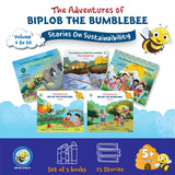 Biplob the Bumblebee The Adventures of Biplob the Bumblebee Series - Volume 6 to 10 (Combo of 5 Books) | Story Books For Kids 3 to 9 Yrs | Kids Story Books | Children Story Books | Bedtime Story Books - Retail Maharaj