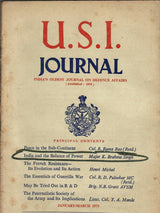 U.S.I. Journal - India's Oldest Journal On Defence Affairs - January 1973 To December 1973 ( Set Of 4 Issues )