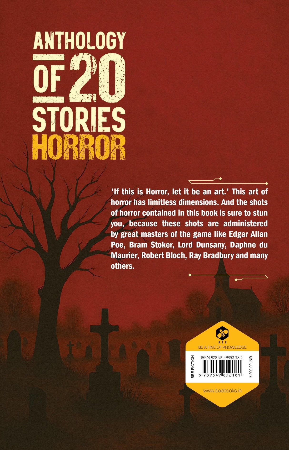 Anthology of 20 Stories Horror| Bestselling Collection | 10th Anniversary Edition | Edited by Anish Deb - Retail Maharaj
