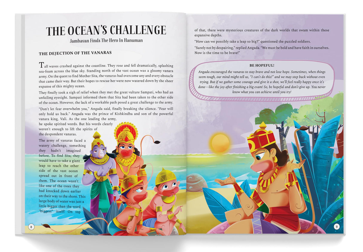 The Adventures of Mighty Hanuman for Children - Retail Maharaj