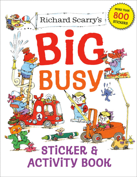 Richard Scarry's Big Busy Sticker & Activity Book - Retail Maharaj
