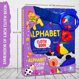 Hello Friend Books Fun With Alphabets - Cloth Book for Early Learning and Interactive Education - Retail Maharaj