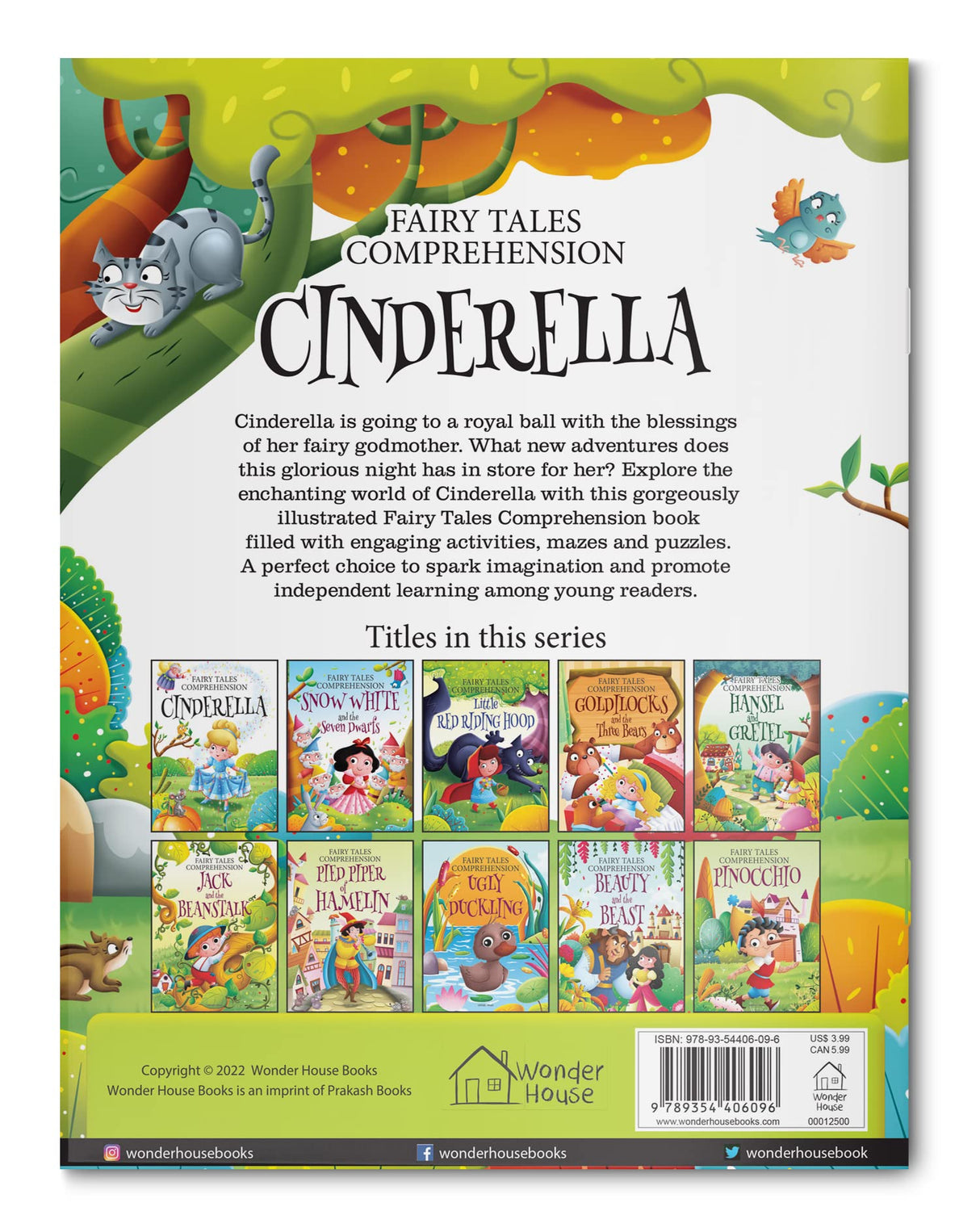 Fairy Tales Comprehension: Cinderella Read & Reflect with Classic Stories | Ages 5–8 | Build Vocabulary, Reading Fluency & Imagination - Retail Maharaj