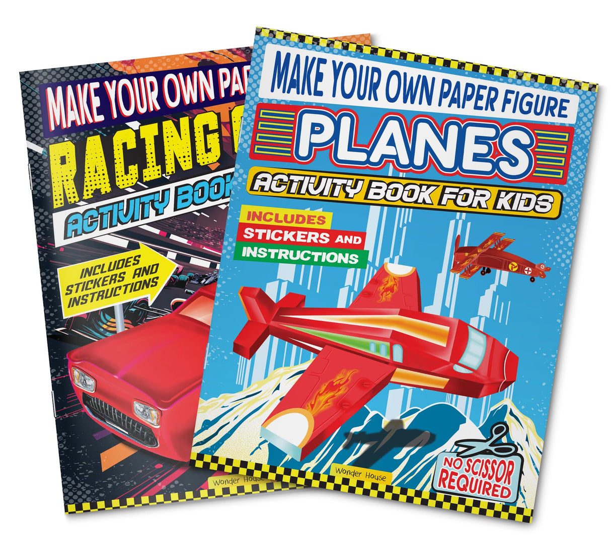 Make Your Own Paper Figures – Planes Cut, Fold & Create Flying Fun | Ages 6–10 | DIY Activity Book with Templates for 2+ Hours of Crafty Fun - Retail Maharaj