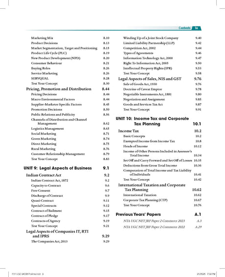 Pearson NTA UGC NET/SET/JRF Paper -II Commerce 2025 | Solved Paper Aug '24 & June'25 | FY 25-26 Tax slab | Chapterwise Practice Questions - Retail Maharaj