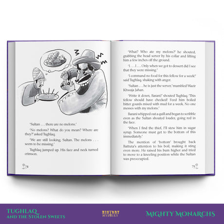 Mighty Monarchs (HistoryMystery Series): A Hilarious Fusion of History and Mystery Featuring Three Indian Kings | Special Hardback Edition | Ages 8+ - Retail Maharaj