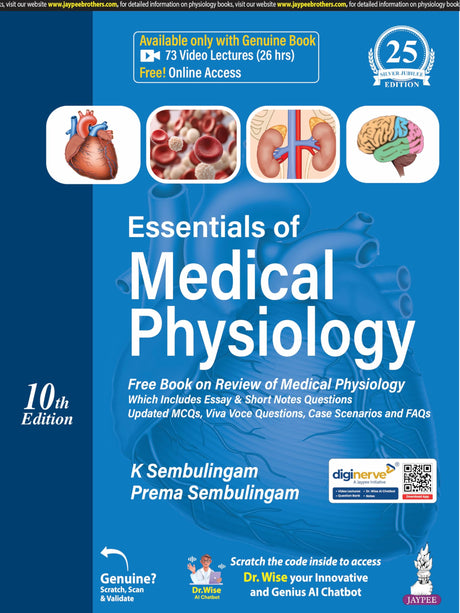 ESSENTIALS OF MEDICAL PHYSIOLOGY (FREE BOOK ON REVIEW OF MEDICAL PHYSIOLOGY): With Free Review of Medical Physiology - Retail Maharaj
