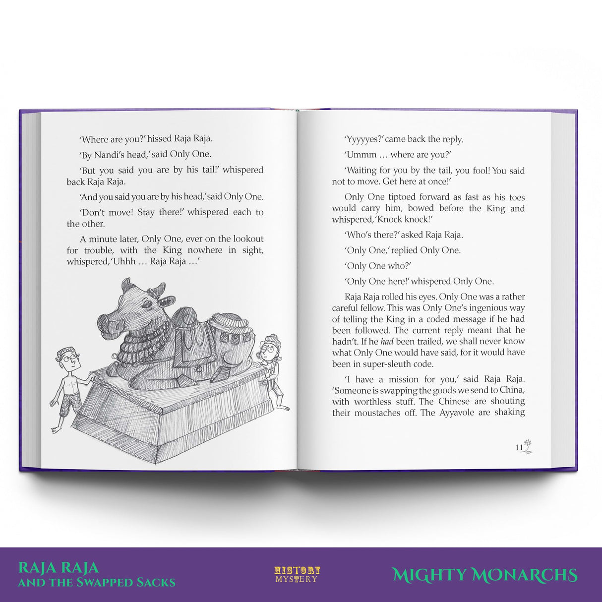 Mighty Monarchs (HistoryMystery Series): A Hilarious Fusion of History and Mystery Featuring Three Indian Kings | Special Hardback Edition | Ages 8+ - Retail Maharaj