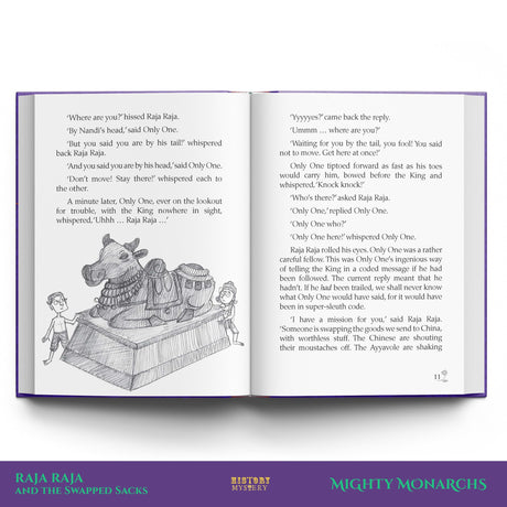 Mighty Monarchs (HistoryMystery Series): A Hilarious Fusion of History and Mystery Featuring Three Indian Kings | Special Hardback Edition | Ages 8+ - Retail Maharaj