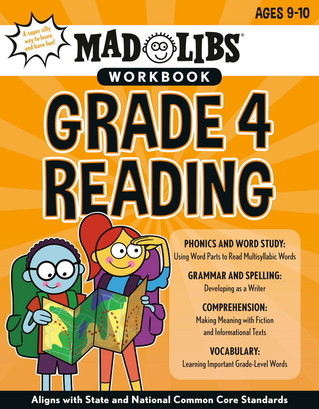 Mad Libs Workbook: Grade 4 Reading: Aligns with State and National Common Core Standards - Retail Maharaj