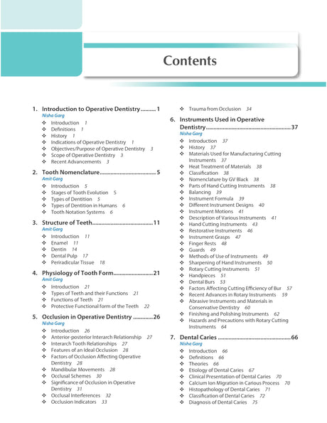 TEXTBOOK OF OPERATIVE DENTISTRY - Retail Maharaj