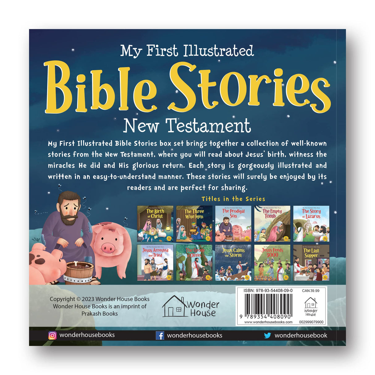 My First Illustrated Bible Stories New Testament (Boxed Set of 10 Books) - Retail Maharaj