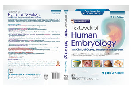 Textbook of Human Embryology , with Clinical Cases, 3D Illustrations and Flowcharts 3/e | As per the latest NMC Guidelines | (CBME) Curriculum under Graduate Medical Education Regulation | Free Companion Workbook Included - 2026 - Retail Maharaj