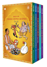 Best Of Amar Chitra Katha: Boxset of 5 chapter books containing Stories from the Panchatantra, Tales of Wit and Wisdom, Jataka Tales, Fabulous F (The Amar Chitra Katha Collection) - Retail Maharaj