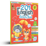 201 English Activity Book: Fun Activities and Grammar Exercises | Alphabet & Words, Rhyming & Opposites | Ages 5–9 | 4+ Hours of Interactive Learning - Retail Maharaj