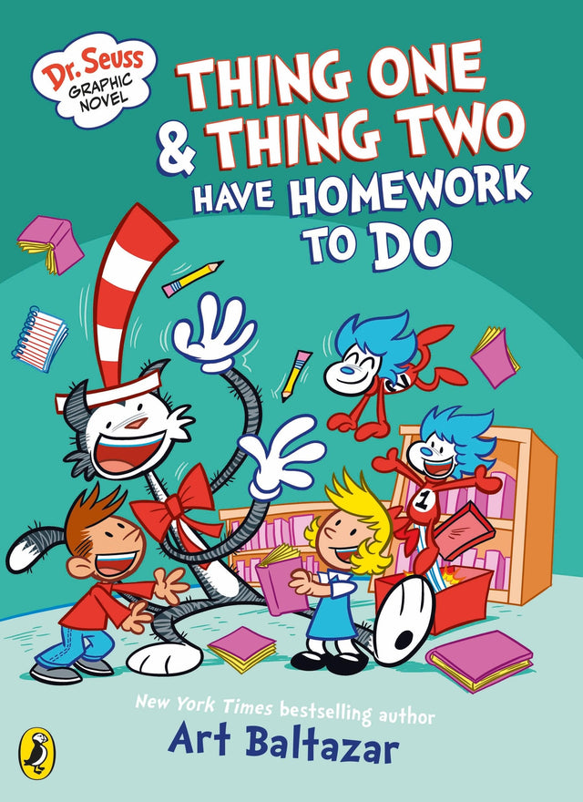 Dr Seuss Graphic Novel: Thing One and Thing Two Have Homework to Do: A Cat in the Hat Story - Retail Maharaj