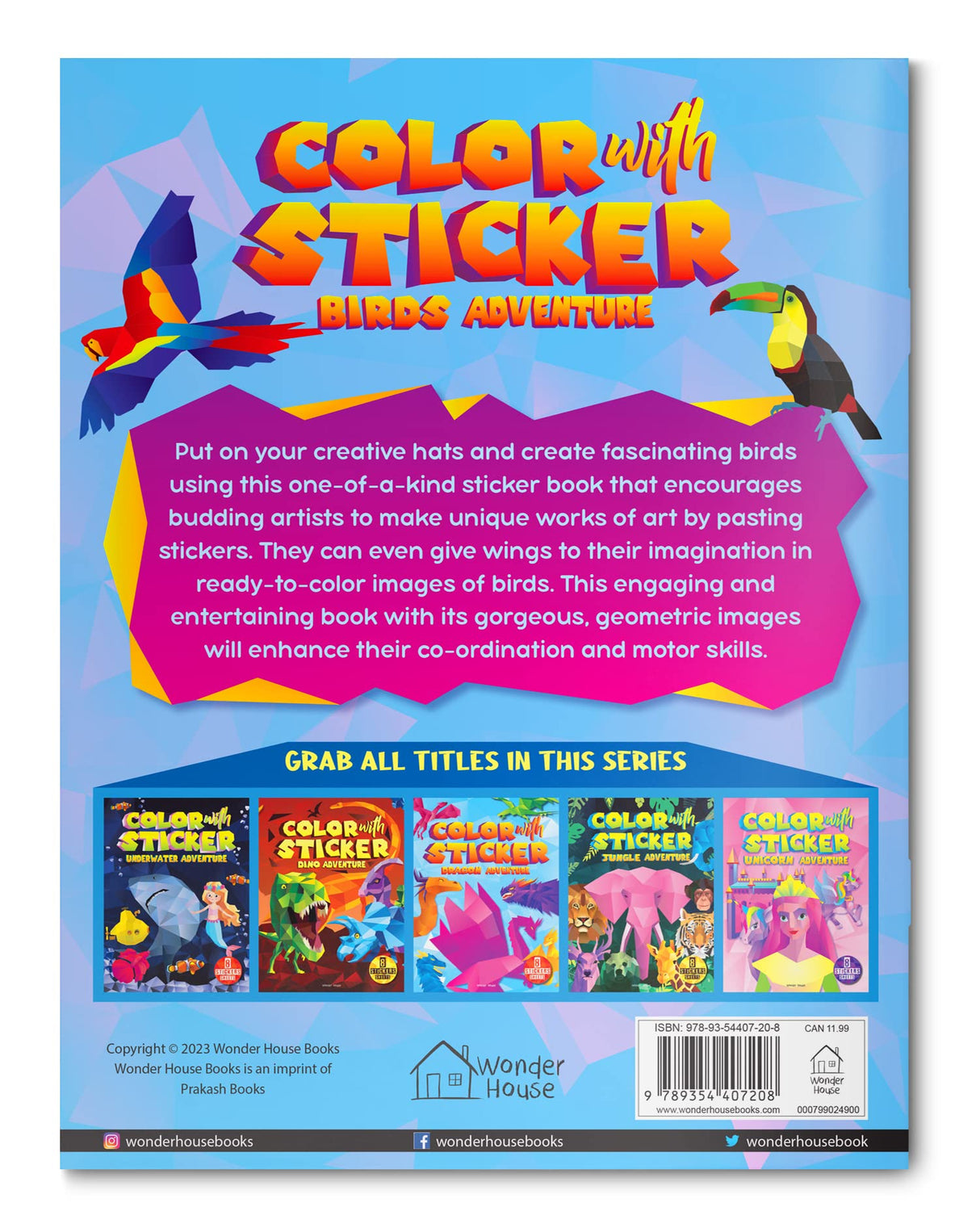Color with Sticker - Birds Adventure - Retail Maharaj