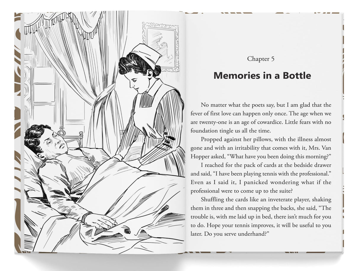 Rebecca : Illustrated Abridged Children Classics English Novel with Review Questions - Retail Maharaj