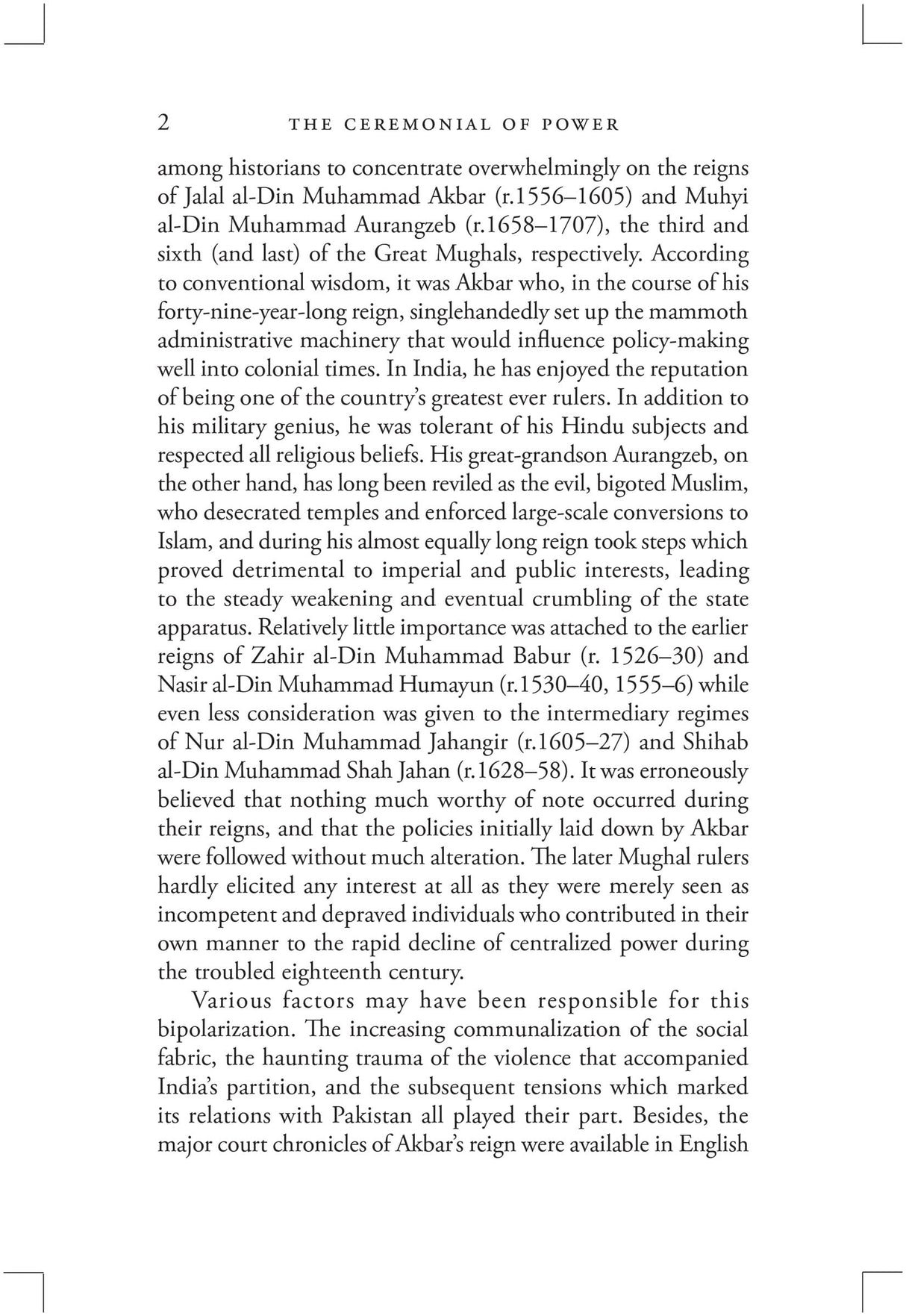 Primus Books-The Ceremonial of Power: The Mughal Empire under Shah Jahan - Retail Maharaj