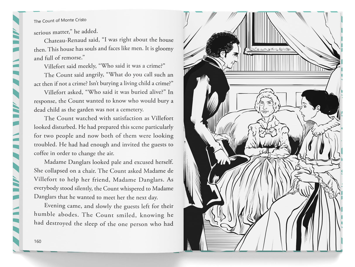 The Count of Monte Cristo : Illustrated Abridged Children Classics English Novel with Review Questions - Retail Maharaj