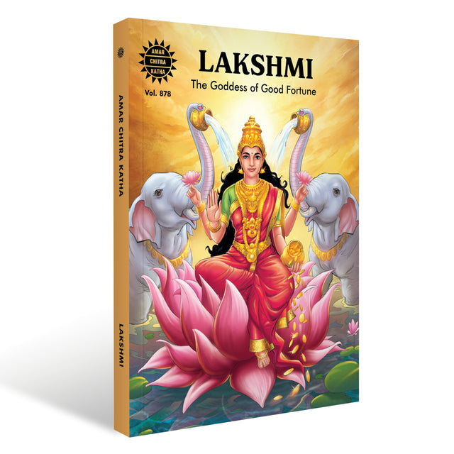 Lakshmi - The Goddess of Good Fortune | Indian Mythology, History & Folktales | Cultural Stories for Kids & Adults | Illustrated Comic Books | Amar Chitra Katha - Retail Maharaj