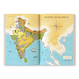A Children's History of India in 100 Objects: Indian History from Ancient Times to Present Day through Various Artefacts and Art | Full-Colour Illustrated Book for Young Readers - Retail Maharaj