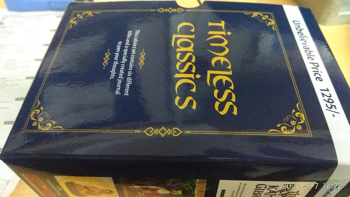 TIMELESS CLASICS SET CONTAINS SIX DIFFERENT TITLES AND A SPL. CREATED JOURNAL TO PEN YOUR THROUGHT - Retail Maharaj