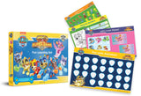 Nickelodeon Paw Patrol – Mighty Pups Super Paws: Fun Learning Set Includes Wipe & Clean Mats, Coloring Sheets, Stickers, Crayons, Certificate & Pen | Ages 3–6 | 4 Hours of Heroic Learning & Play - Retail Maharaj