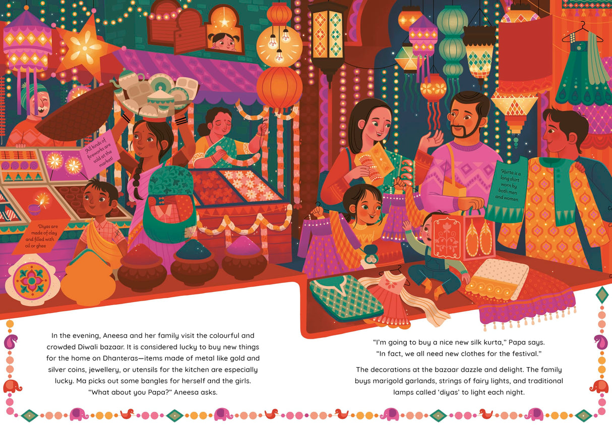 The Festival of Lights: A Lift-the-flap Diwali Celebration (Lift-The-Flap Celebrations) - Retail Maharaj