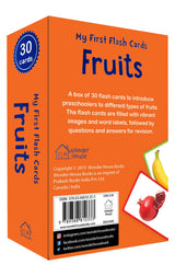 My First Flash Cards Fruits : 30 Early Learning Flash Cards For Kids - Retail Maharaj