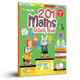 201 Maths Activity Book: Fun Activities and Practice Sheets | Learn Counting, Addition & Subtraction | Ages 4–7 | 3 Hours of Interactive Learning - Retail Maharaj