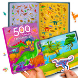My First 500 Dinosaur Sticker Activity Book for Kids, Children and Toddlers – Fun Activity with Coloring – Ages 3+ Years - Retail Maharaj