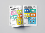 Word Builder Activity Book – Level 1 | Make Meaningful Words Using Given Letters | Ages 5–8 | Fun Vocabulary & Spelling Practice for Kids - Retail Maharaj