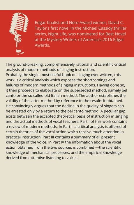The Psychology of Singing: A Rational Method of Voice Culture Based on a Scientific Analysis of All Systems, Ancient and Modern - Retail Maharaj