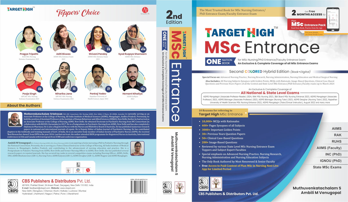 Target High Msc Entrance One Nation Book 2Ed (Pb 2024) - Retail Maharaj