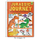 Jurassic Journey: Dinosaur Sticker Activity Book For Kids - Retail Maharaj