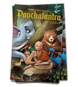 Pandit Vishnu Sharma's Panchatantra For Children: Illustrated stories (Black and White, Paperback) - Retail Maharaj