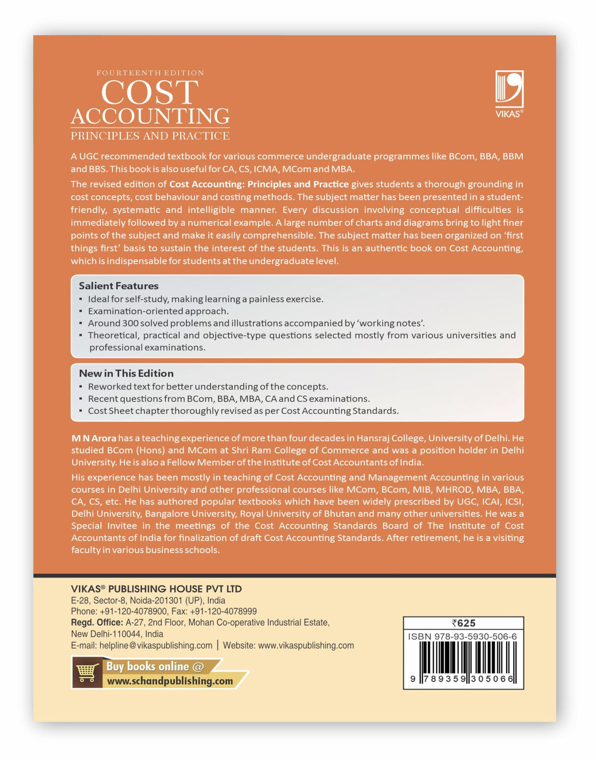Cost Accounting: Principles and Practice (14th Edition) - Retail Maharaj
