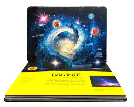 Pop Up Universe Book for Kids: Adventures in the Universe | Explore Stars, Planets, Galaxies & More | Wonders of Satellites | Interactive Learning | ... Book | Fun Space Journey for Little Scholars - Retail Maharaj