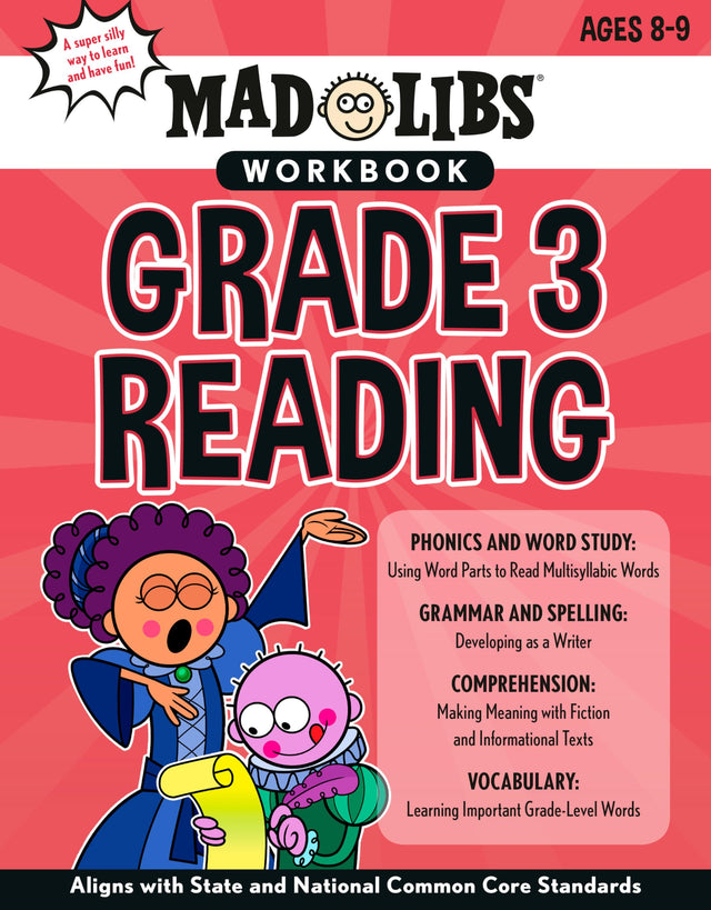 Mad Libs Workbook: Grade 3 Reading: Aligns with State and National Common Core Standards - Retail Maharaj
