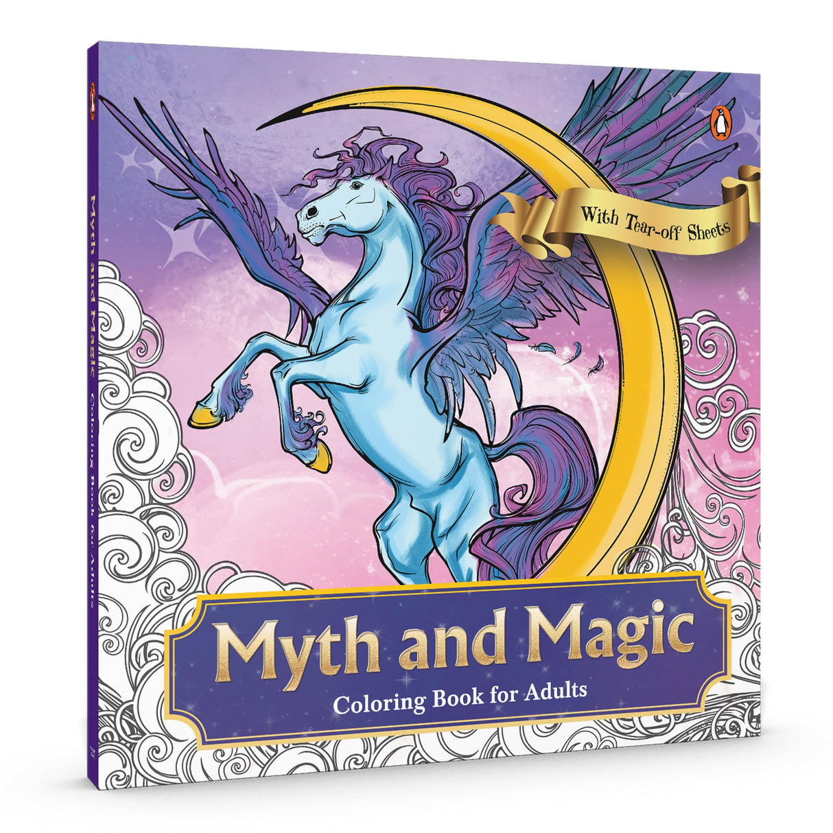 Myth and Magic: Colouring Book for Adults with Tear out Sheets: Relax and Unwind with Dragons, Fairies, and Mythical Creatures ― Intricate Designs for ... Sheets for Easy Display| Select Learning - Retail Maharaj