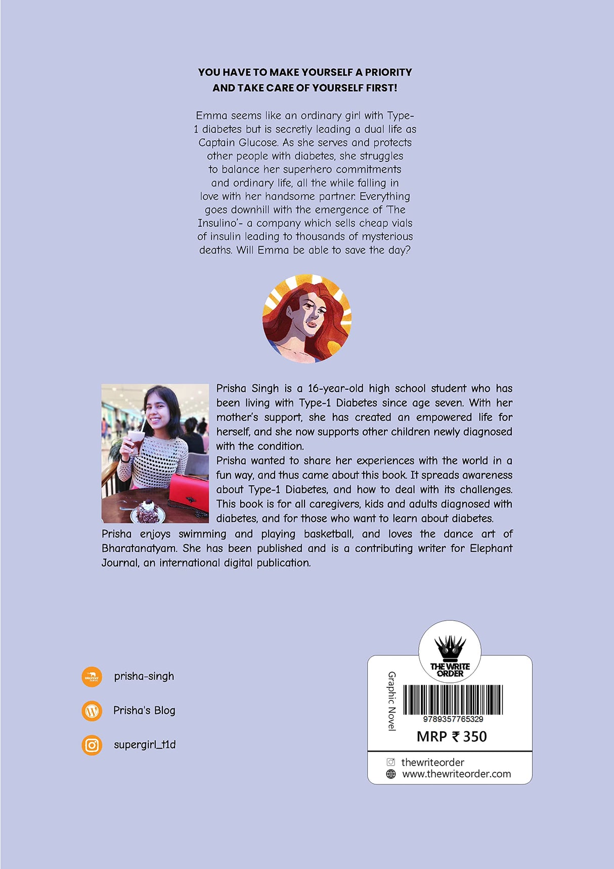 The Adventures of Captain Glucose A Graphic Novel on Type-1 Diabetes - Retail Maharaj