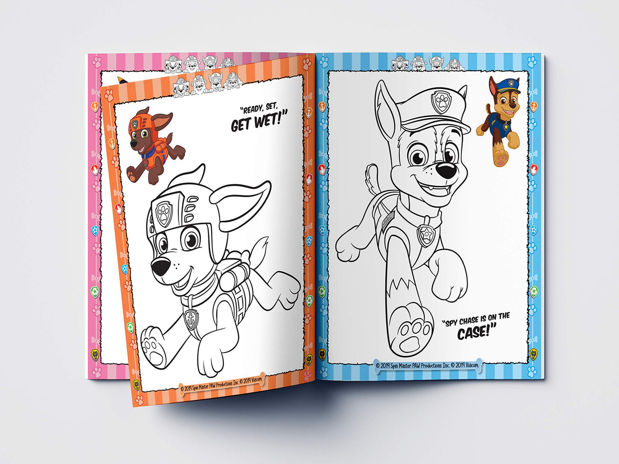 Heroes Work Together: Paw Patrol Coloring Book For Kids - Retail Maharaj
