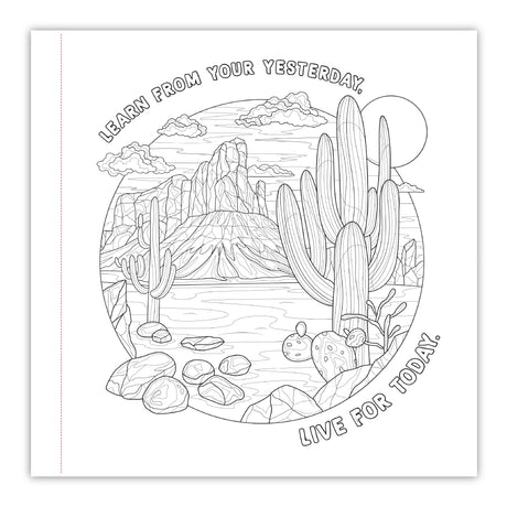 Motivational Quotes: Coloring Book for Adults with Tear out Sheets I Inspirational Coloring Pages I Coloring for Peace, Relaxation and Stress Relieving| [Select Learning] - Retail Maharaj